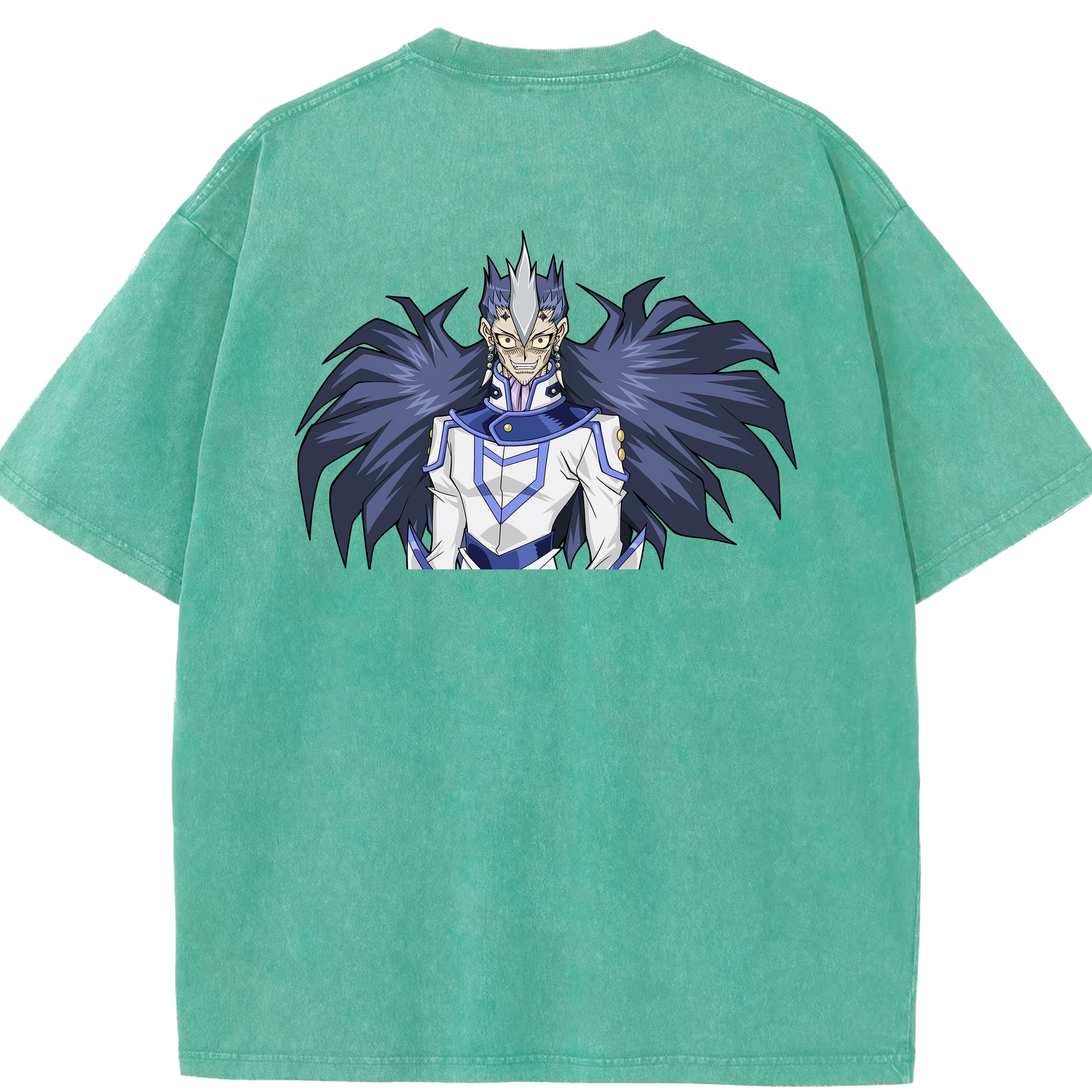 （画像用） 遊☆戯☆王 Yu-Gi-Oh! 綿100% ヴィンテージ風 半袖Tシャツ（背面プリント）